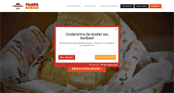 Desktop Screenshot of pampaburger.com.br